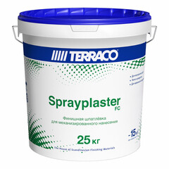 Шпатлевка финишная Terraco Sprayplaster (ведро) 25 кг