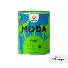 Краска моющаяся Eskaro Moda Absolut Matt база TR бесцветная 0,9 л