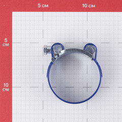Хомут силовой Hard-Fix 52-55 мм оцинкованная сталь с полимерным покрытием одноболтовый - фото 2