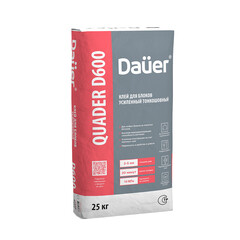 Клей для газобетона Dauer Quader Block D600 25 кг
