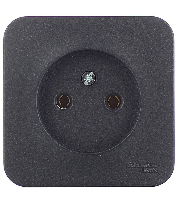 Изображение товара Розетка Systeme Electric Blanca накладная антрацит 1 гнездо IP20