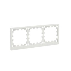 Рамка DKC Kant трехместная белый песок (7010906DIY)