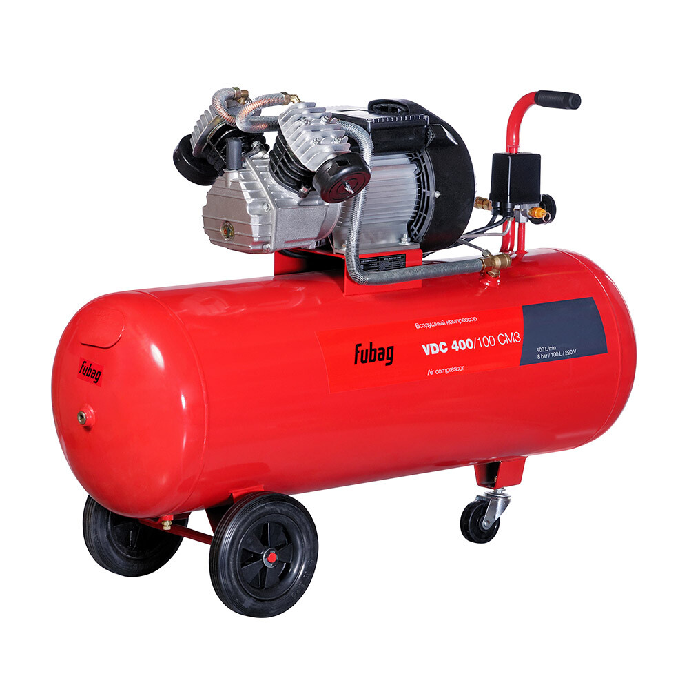 Изображение товара Компрессор масляный Fubag VDC 400/100 CM3 100 л 2,2 кВт Изображение товара Компрессор масляный Fubag VDC 400/100 CM3 100 л 2,2 кВт