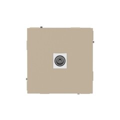 Розетка телевизионная DKC Kant встраиваемая ванильный марципан (7015503DIY)