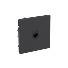 Изображение товара Розетка компьютерная DKC Kant встраиваемая черный уголь RJ45 (7012663DIY)