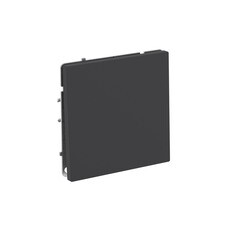 Переключатель DKC Kant одноклавишный встраиваемый черный уголь (7012113DIY)