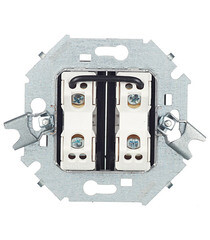 Выключатель Simon 15 двухклавишный встраиваемый графит с подсветкой (1591392-038) - фото 5