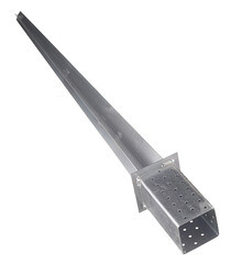 Опора столба забивная оцинкованная 70х900 мм - фото 3