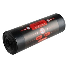 Мешок для мусора РГТ 120 л 700х1100 мм полиэтиленовый сверхпрочный (10 шт.) (АРТ-5)