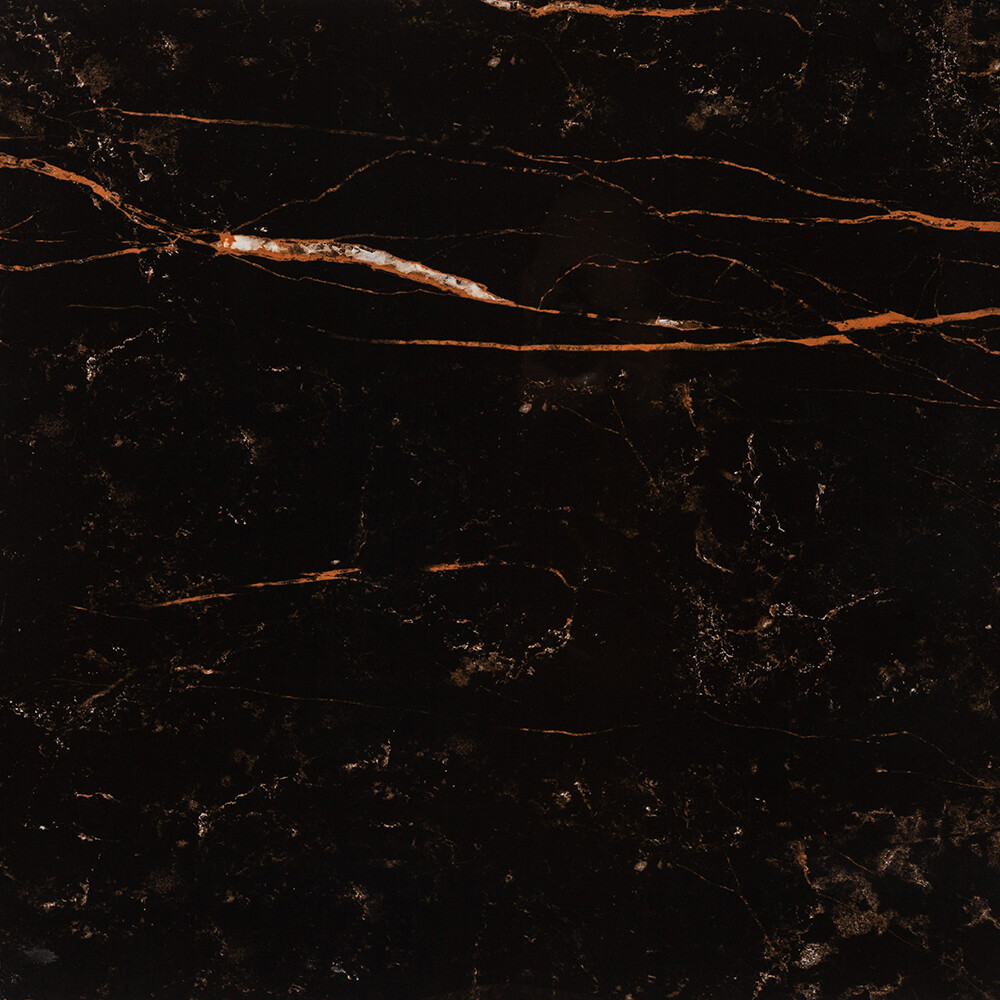 Керамогранит Lavelly Marble Nero черный полированный 600х600х8,2 мм (4 шт.=1,44 кв.м) уценка