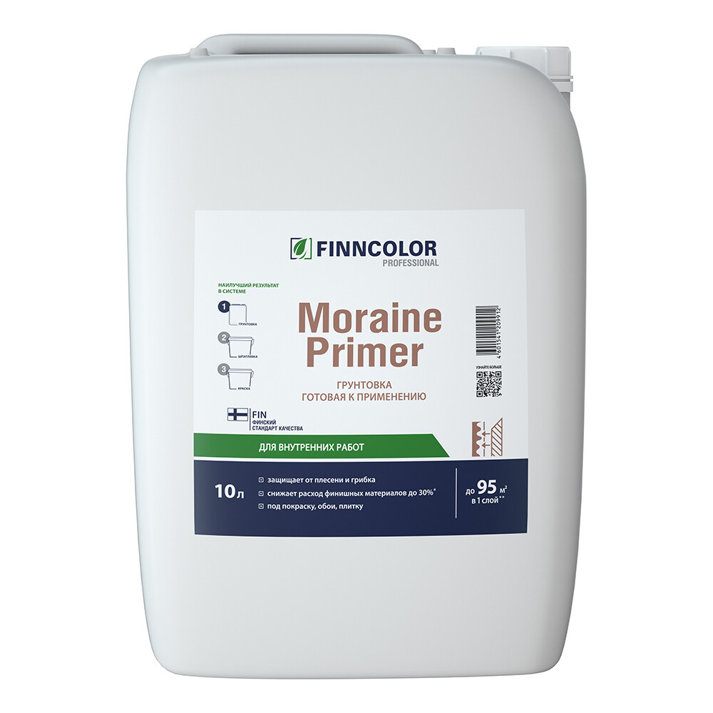 фото Грунт finncolor moraine primer укрепляющий 10 л