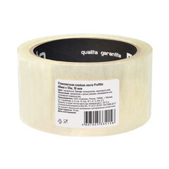 Лента клейкая упаковочная Profitto прозрачная 48 мм 55 м - фото 2