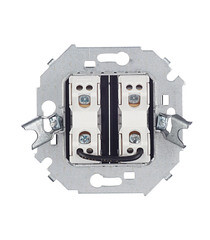 Выключатель Simon 15 двухклавишный встраиваемый графит (1591398-038) - фото 2