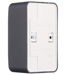 Розетка Systeme Electric Blanca накладная антрацит со шторками (BLNRA011216) - фото 2