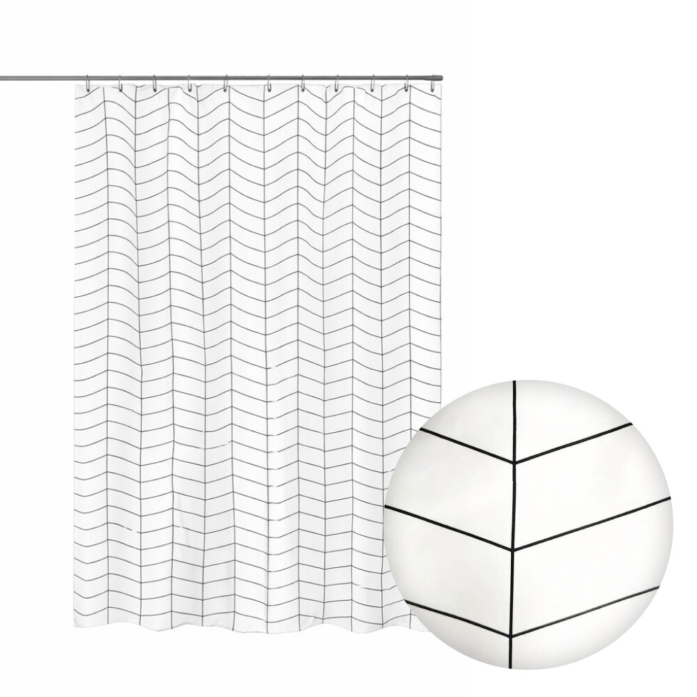 Штора для ванной PRIMANOVA BILLOW 180x200 PLE DR-60070
