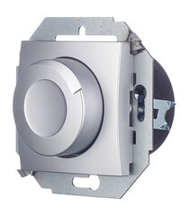 Диммер Simon 15 встраиваемый алюминий поворотно-нажимной (1591311-033) - фото 3