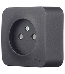 Розетка Systeme Electric Blanca накладная антрацит (BLNRA000116) - фото 3