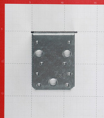 Уголок крепежный оцинкованный 90х90х65х2.5 мм GAH ALBERTS - фото 3