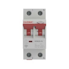 Автомат дифференциальный DKC Yon Max 25А 1P+N тип A 100 мА 6 кА (MDR63N-1N3C25-A)