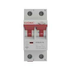 Автомат дифференциальный DKC Yon Max 25А 1P+N тип A 100 мА 6 кА (MDR63N-1N3C25-A)