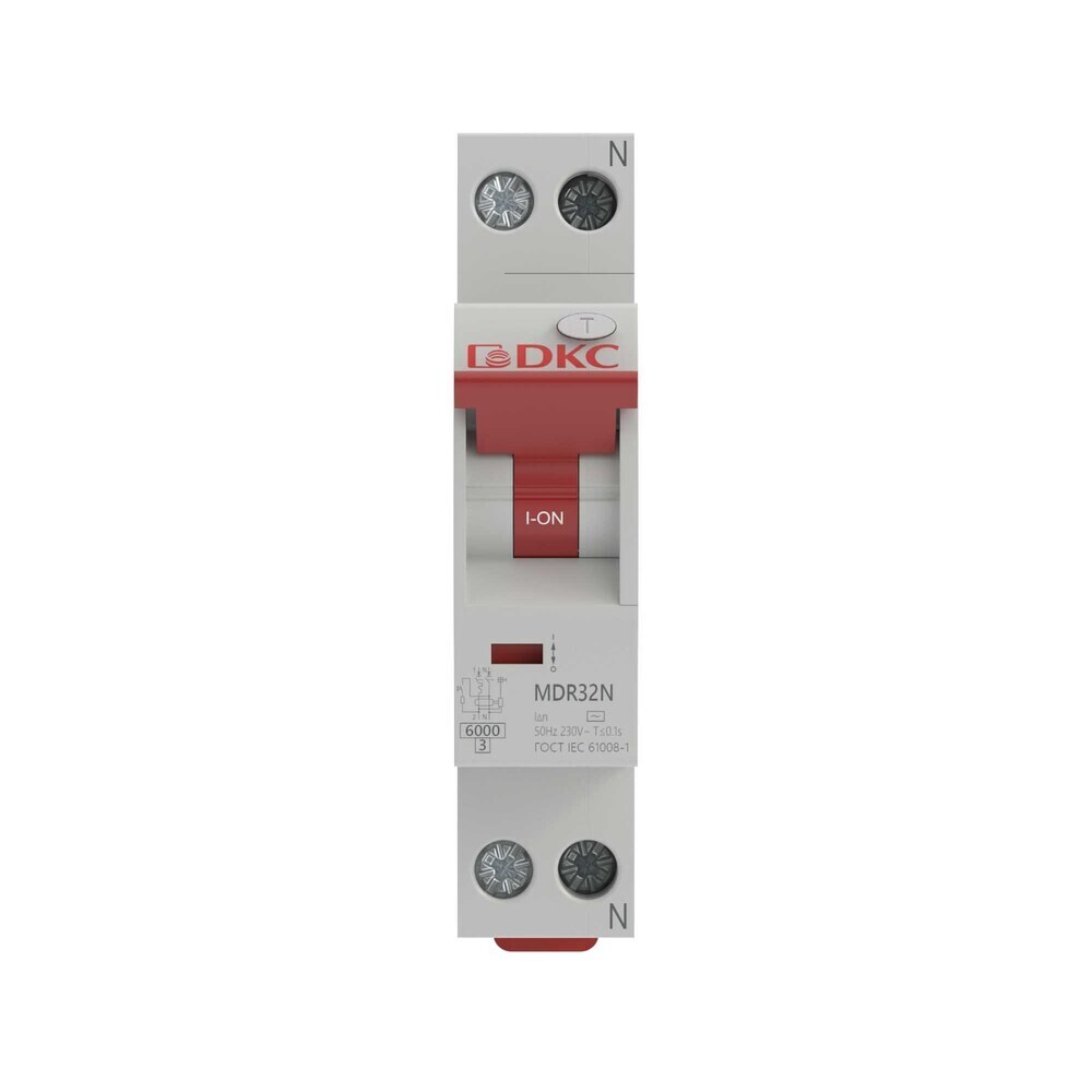 Автомат дифференциальный DKC Yon Max 25А 1P+N тип A 30 мА 6 кА (MDR32N-1N2C25-A)