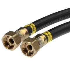 Шланг для газа резиновый Русло Гигант 1/2 ВР(г) х 1/2 ВР(г) 120 см черный