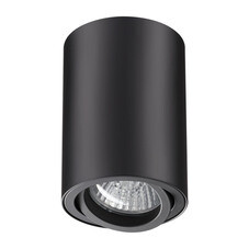 Спот потолочный Novotech Pipe GU10 50 Вт 3 кв.м черный IP20 (370418)