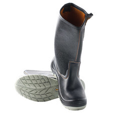 Сапоги рабочие кожаные размер 42 черные Мистраль Ultra