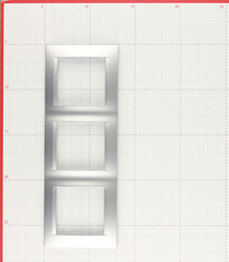 Рамка Simon 15 трехместная алюминий (1500630-033) - фото 3