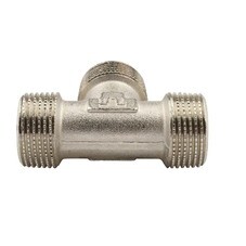Тройник Tiemme 3/4 НР (ш) х 3/4 НР (ш) х 3/4 НР (ш) латунный (1500334)