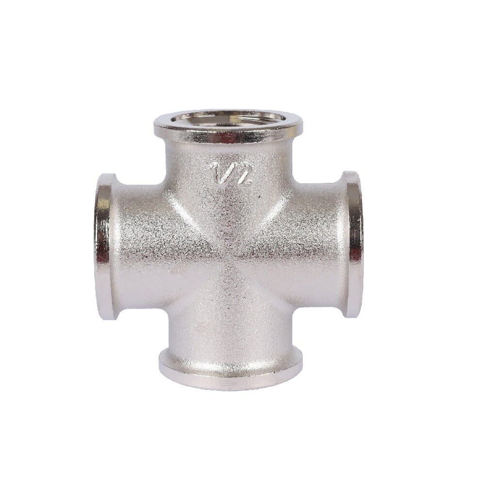 Крестовина Tiemme 1/2 ВР (г) х 1/2 ВР (г) х 1/2 ВР (г) х 1/2 ВР (г) латунная (1500290)