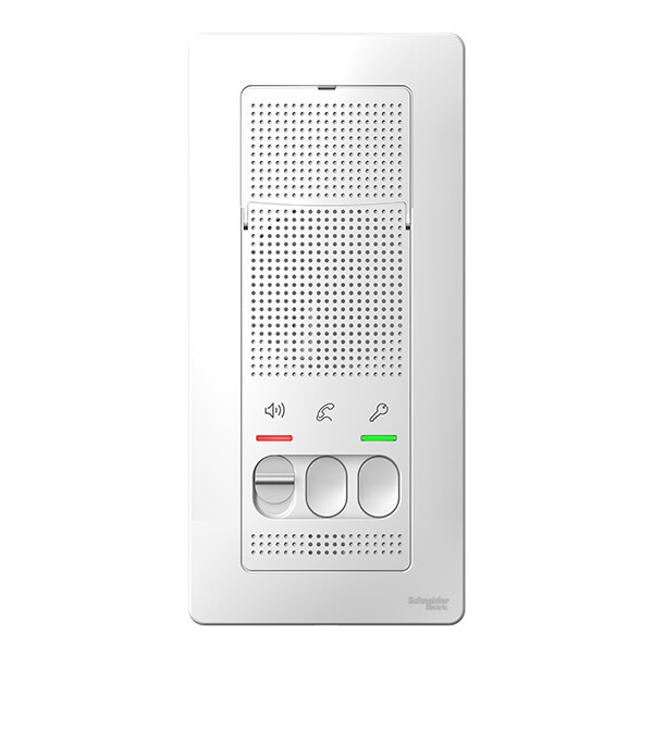 Изображение товара Проводной аудиодомофон Schneider Electric Blanca белый - надежное решение для квартиры