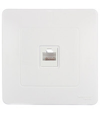 Розетка компьютерная Systeme Electric Blanca встраиваемая белая RJ45 (BLNIS045001)