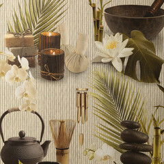 Обои вспененный винил на бумажной основе Elysium Лотос 905206 (0,53х10,05 м) - фото 5