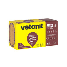 Утеплитель Vetonit Мастер Теплых Стен 50х600х1000 мм 4,8 кв.м