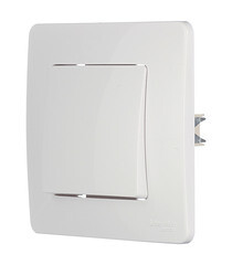 Выключатель Systeme Electric Blanca одноклавишный встраиваемый белый (BLNVS010101) - фото 3