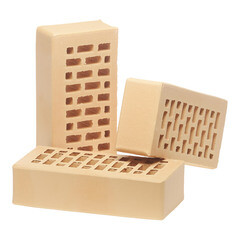 Кирпич облицовочный пустотелый пшеничный М175 250х120х65 мм 1NF ЛСР (ППКЗ) - фото 1