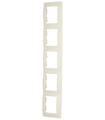 Рамка Simon 15 пятиместная слоновая кость (1500650-031) - фото 2