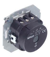 Диммер Simon 15 встраиваемый алюминий поворотно-нажимной (1591311-033) - фото 2