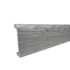 Плинтус экополимер Bello Deco XPS ПЛ 16 80х19х2000 мм выбеленный дуб (КА-00000682)