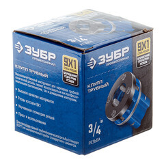 Клупп трубный резьбонарезной Зубр Профессионал BSPT R 3/4 (28271-3/4_z02) - фото 3