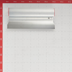 Шпатель-правило Hesler 300 мм с алюминиевой ручкой (540-685590/685590) - фото 2