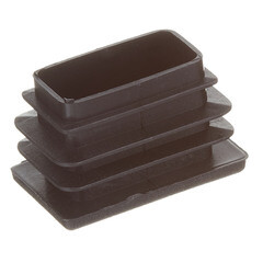 Заглушка пластиковая для профильной трубы 40х25 мм (10 шт.) - фото 3