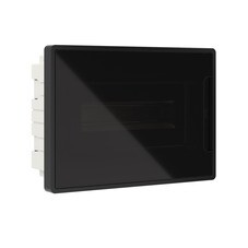 Щит распределительный встраиваемый DKC Frame ЩРВ-П пластиковый IP40 224х312х100 мм 12 модулей черная дверь (F12B1BDDIY)