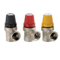 Клапан предохранительный Valtec 1/2 ВР(г) х 1/2 ВР(г) 3 бар для систем отопления 120 °С (VT.0490.N.0430)