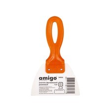 Шпатель для герметика фуговальный Amigo 86 мм резиновый (74903)