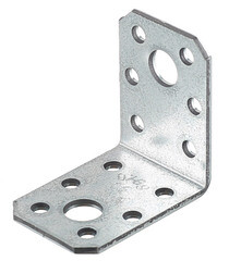 Уголок крепежный оцинкованный 50х50х35х2.5 мм GAH ALBERTS - фото 1