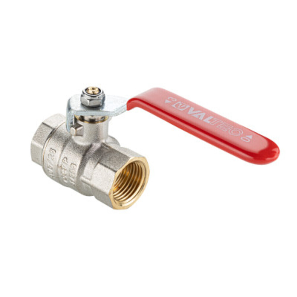 Кран шаровой Valtec BASE-ГОСТ полнопроходной с рукояткой-рычагом вн.-вн. DN15 PN40 1/2 VT.214S.N.04