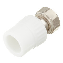 Муфта полипропиленовая Valfex с накидной гайкой 20 мм х 1/2 ВР(г) (10139020П) - фото 4