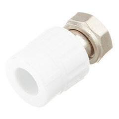 Муфта полипропиленовая Valfex с накидной гайкой 20 мм х 3/4 ВР(г) (10139120П) - фото 2